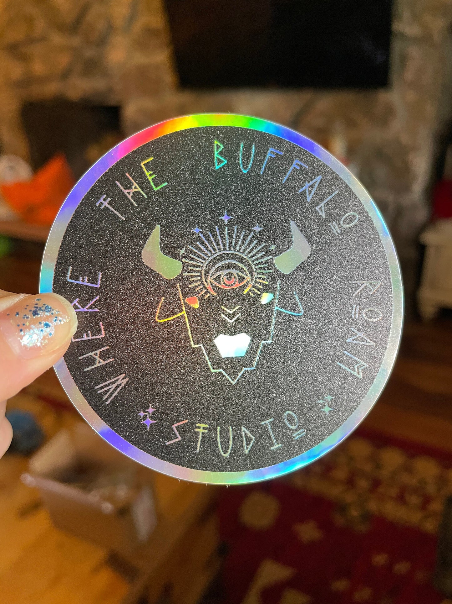 WTBR Holographic Buffalo Sticker