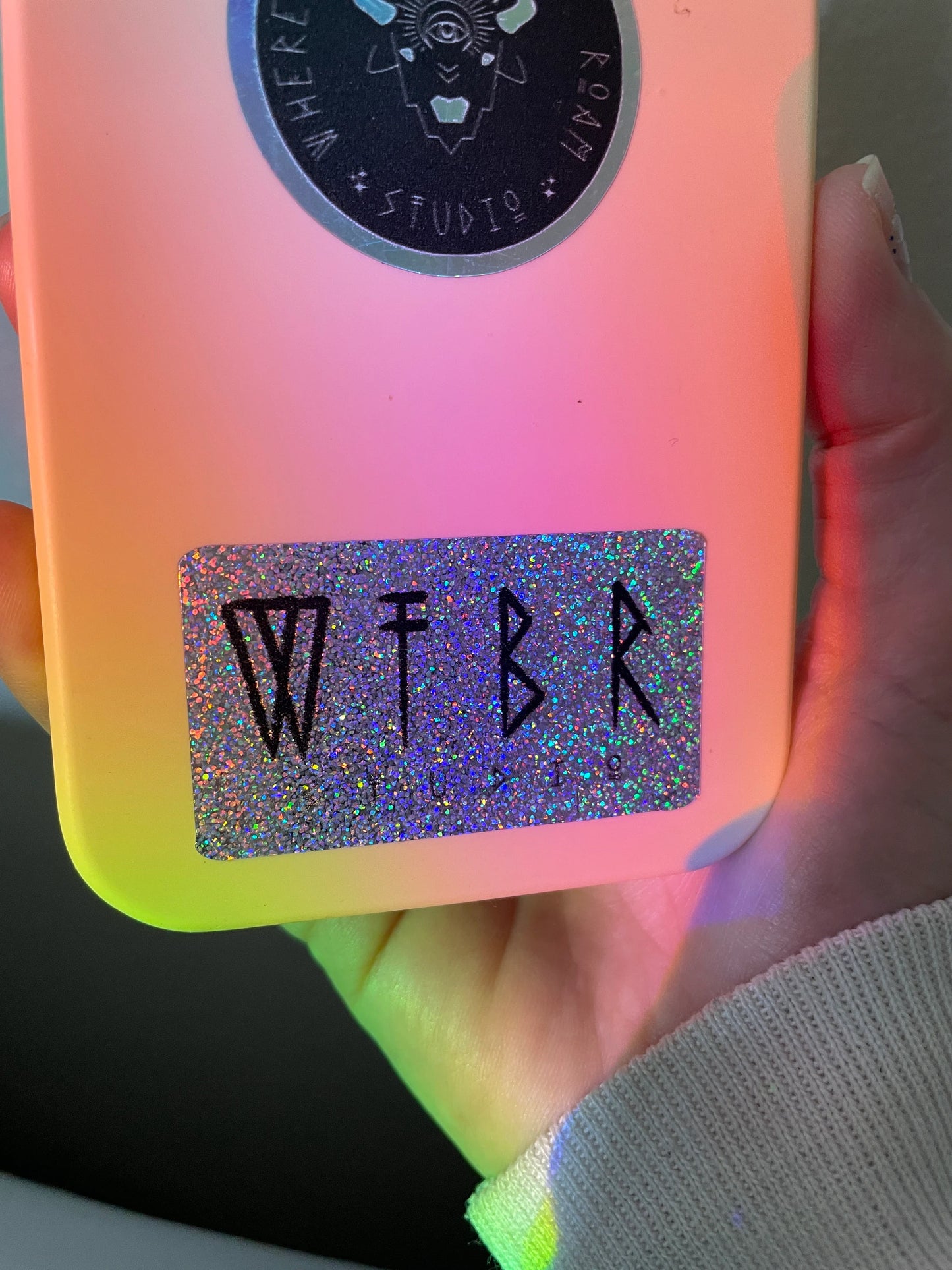 Holographic WTBR Sticker